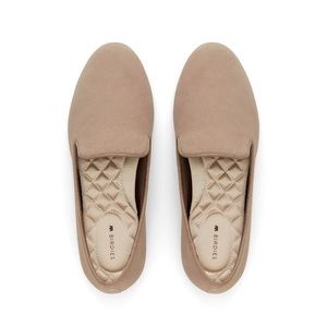 Birdies The Starling in Latte Suede Loafers